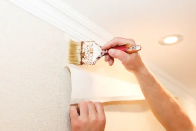 Pose de papier peint à Lizac — revêtements muraux et toiles de verre